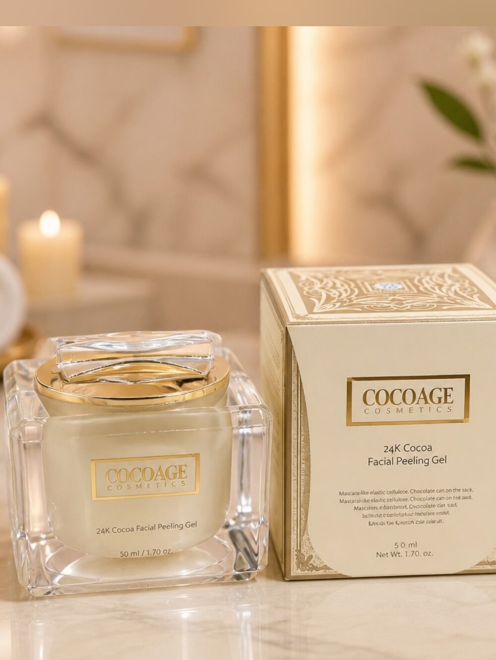Cocoage 24K Gold Cocoa Facial Peeling Gel